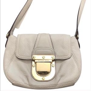 Michael Kors cream crossbody small purse